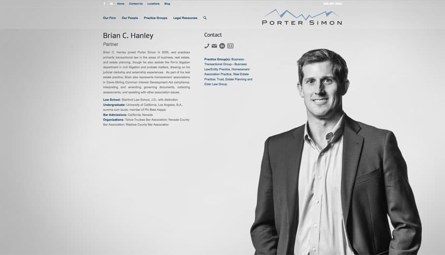Law Firm Website screenshot 5