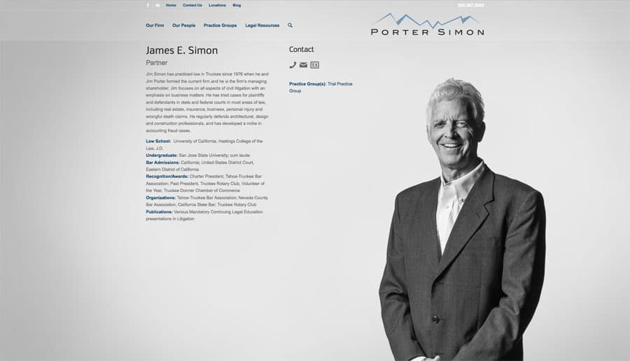Law Firm Website screenshot 7