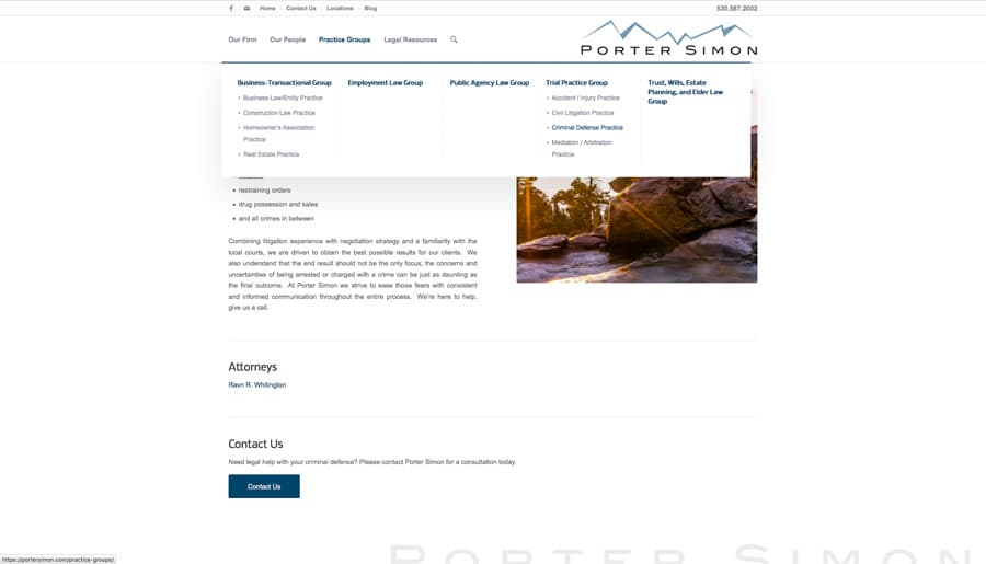 Law Firm Website screenshot 9
