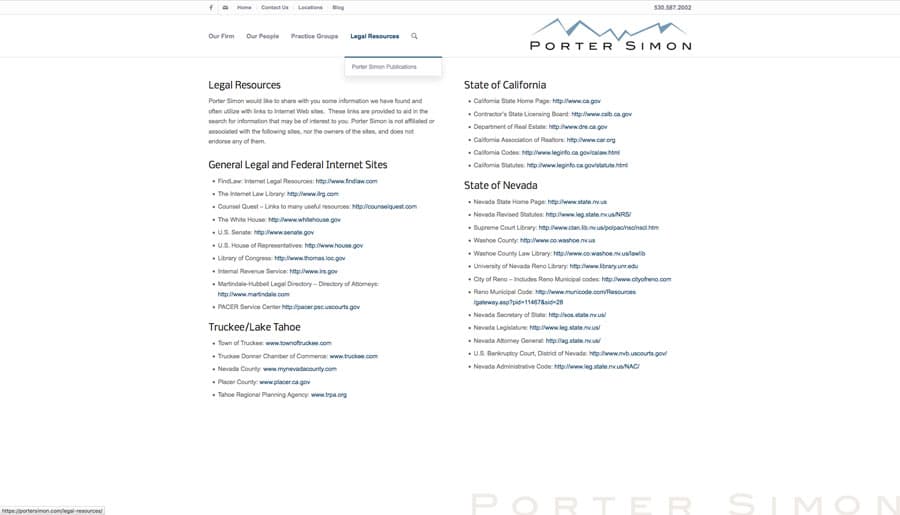 Law Firm Website screenshot 10